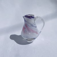 ミニフラワーベース　ネイビー&マットホワイト
