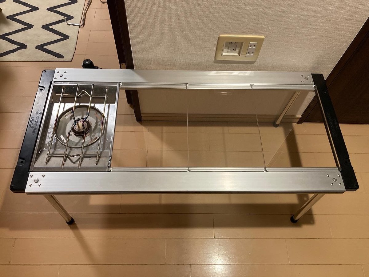 スノーピーク  peak IGT アクリル天板　三脚可能　収納付き　2枚 スノーピーク snow peak IGT アクリル天板 三脚可能 収納付き 2