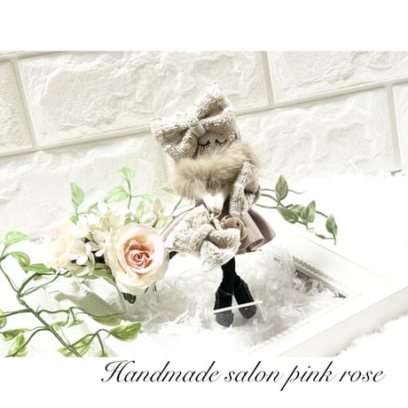 Handmade salon pink rose