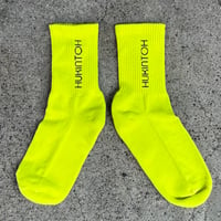 HUKINTOH SOCKS NEON LIME