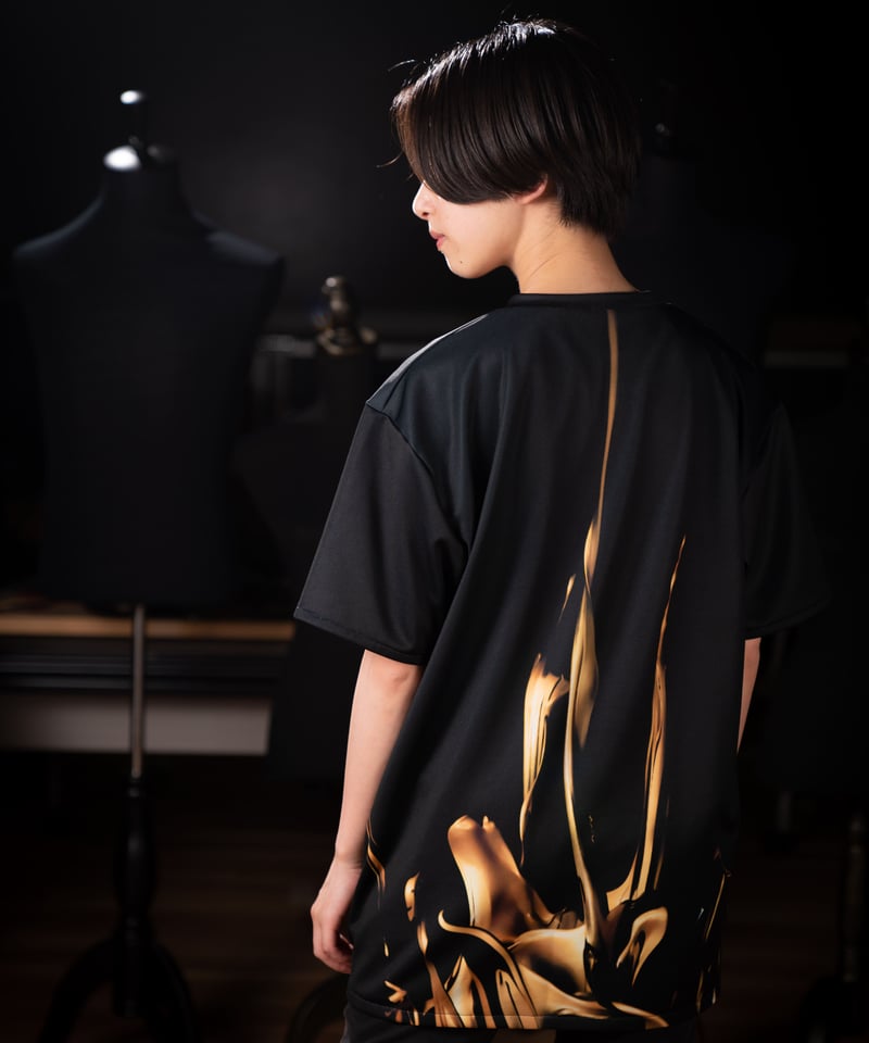 Sound of Ikebana Art Shirt B-33 (WTR-8) | Power
