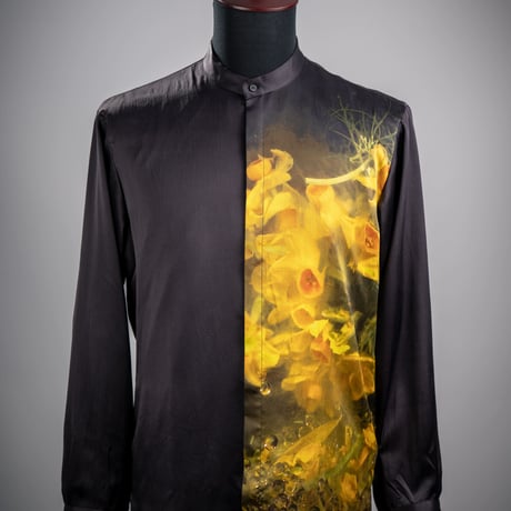 Sound of Ikebana Silk dress Shirt 3