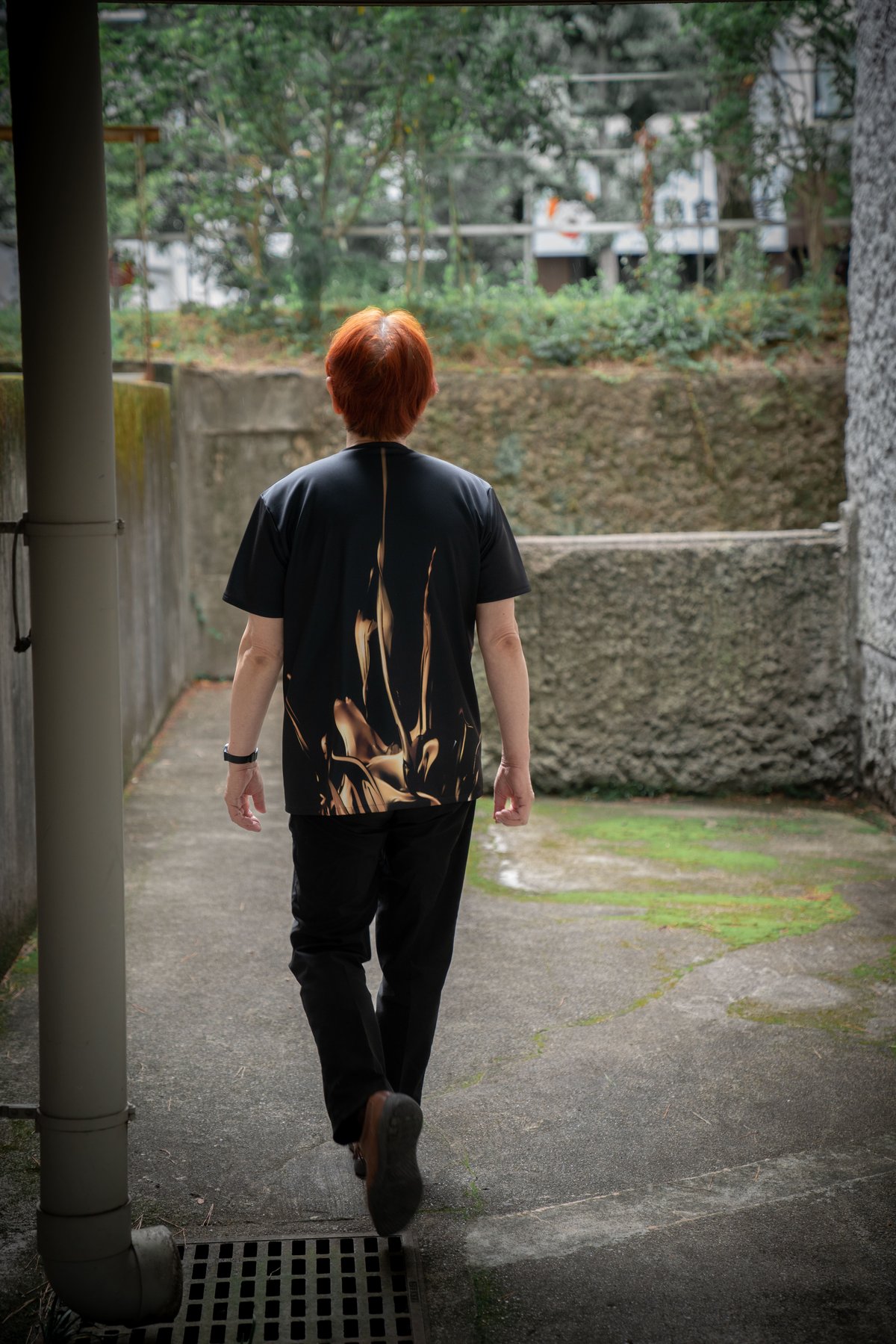 Sound of Ikebana Art Shirt B-33 (WTR-8) | Power