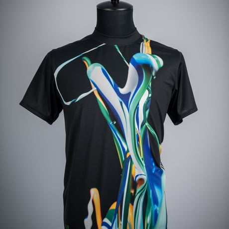 智頭森林の滝の音から作ったシャツ