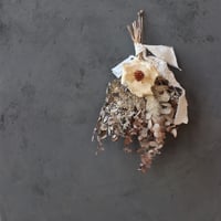 【SALE】パームフラワーとユーカリのスワッグ