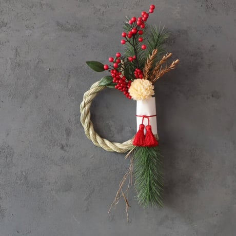 シンプルお正月しめ縄no.429