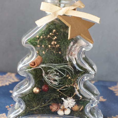 クリスマスツリーボトル　星