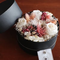 【SALE】ブラックフラワーボックス(ピンク)