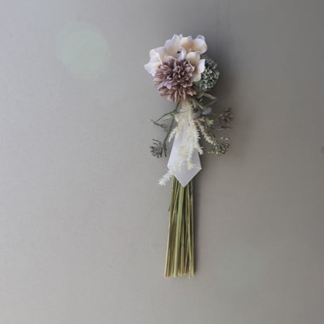 くすみピンクの注連縄 くすみピンクの注連縄