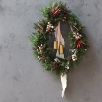 【SALE】クリスマスベルリース