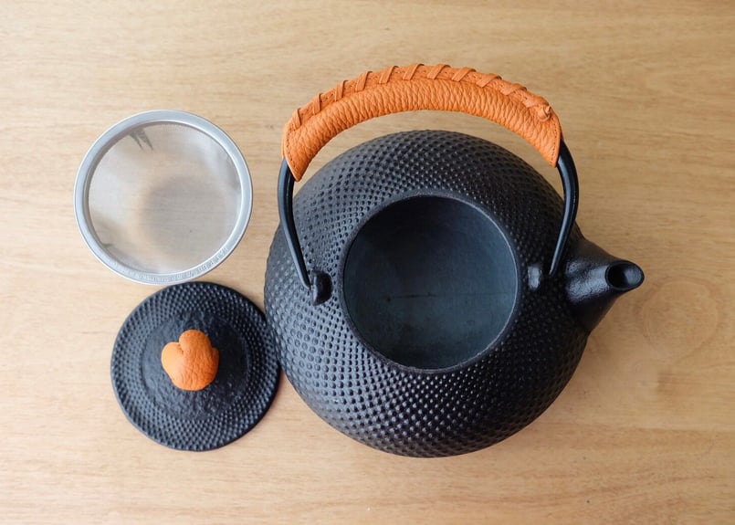 鉄器老鉄瓶＆花梨花台合わせて 鉄器老鉄瓶＆花梨花台合わせて