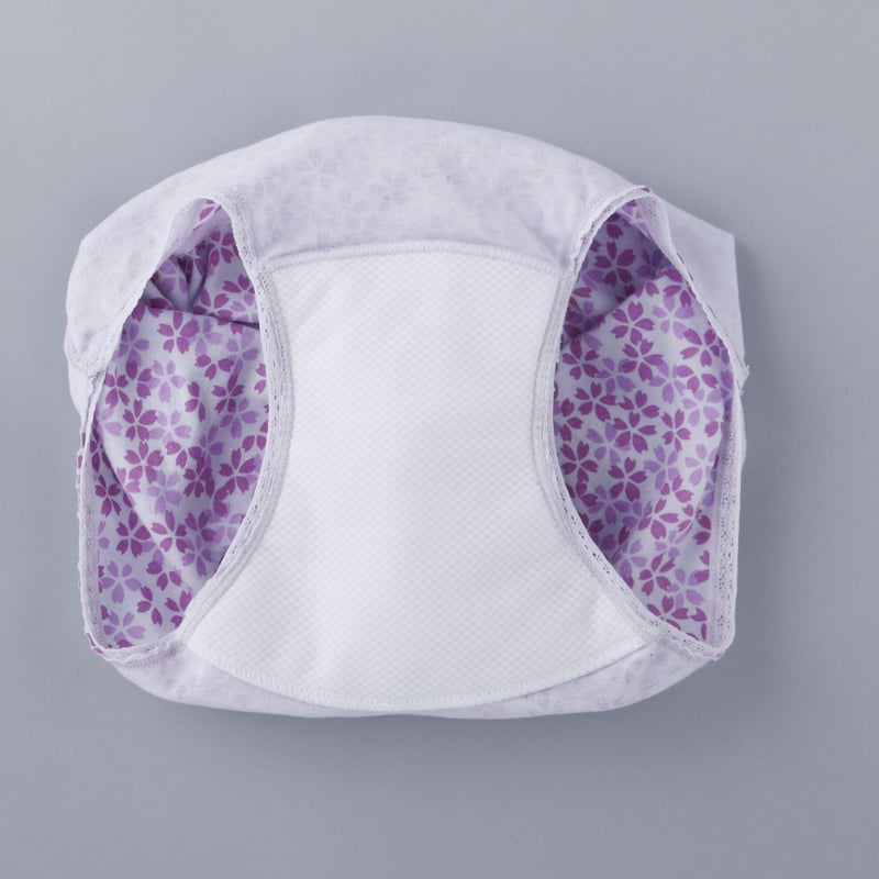 給水量60cc】桜柄安心ショーツ4枚組 | ブレスワールド