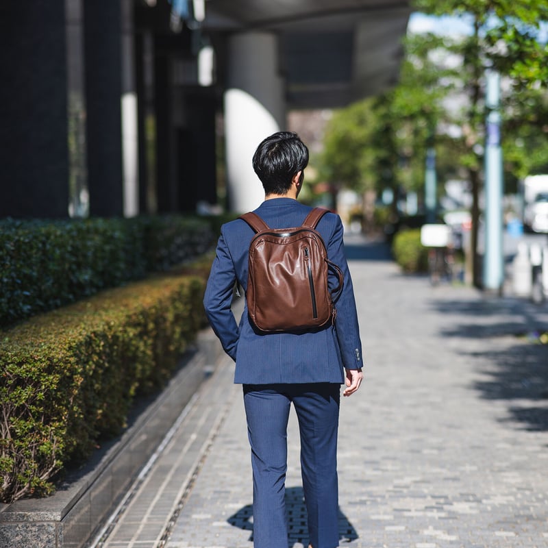 Damasquina】マクリン別注 2WAYビジネスリュック ブラウン | マクリン