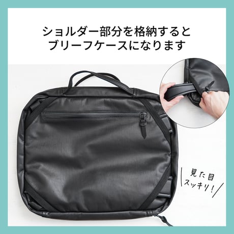 【Damasquina】マクリン別注 2WAYビジネスリュック ブラウン