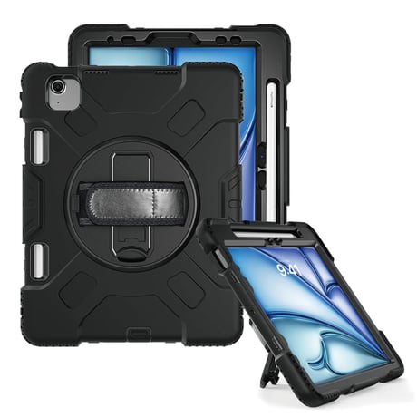 iPad Air 11 2024専用 耐衝撃ケース　ブラック