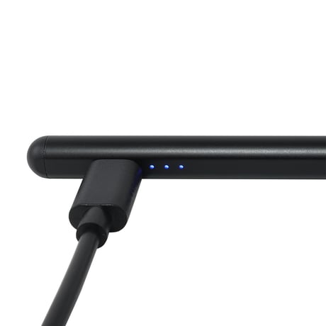 汎用細ペン先充電式タッチペン（Type-C充電モデル）　ブラック