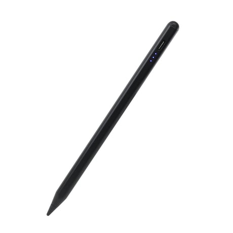 汎用細ペン先充電式タッチペン（Type-C充電モデル）　ブラック