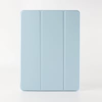 iPad 10.2（第9・8・7世代）対応 耐衝撃フラップケース　ライトブルー