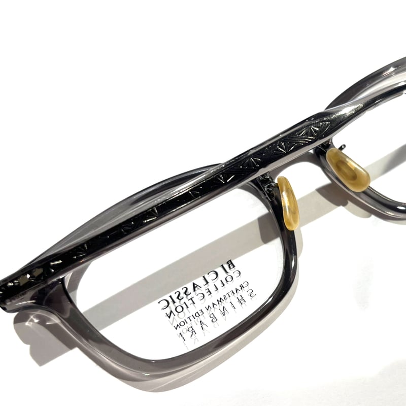 BJ CLASSIC SH-C579 19-15(クリアグレー/ガンメタ） | 【眼鏡・雑貨