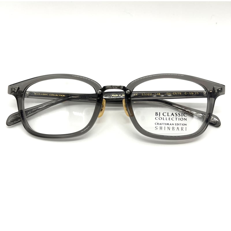 BJ CLASSIC SH-C579 19-15(クリアグレー/ガンメタ） | 【眼鏡・雑貨
