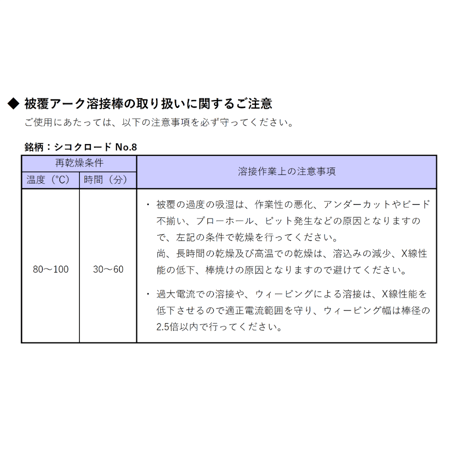 【溶込みが深く機械的性能に優れています・送料無料・在庫品】シコクロード No.8 φ3.2×400㎜ 20kg