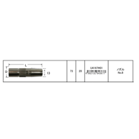 【5営業日以内に出荷】ダイヘン CO2ノズルNo.8 U4167H01（5個入）