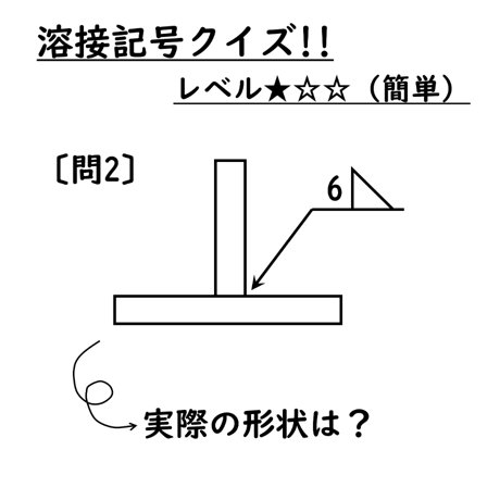 〔問2〕溶接クイズ