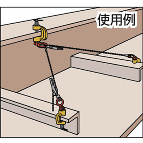 【溶接・組立時の位置決め引っ張り治具としても使用できます・5営業日以内に出荷】スーパーツール スクリュークランプ(スイベルタイプ) SUC1.6