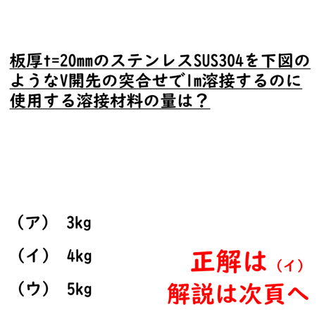 〔問40〕溶接クイズ