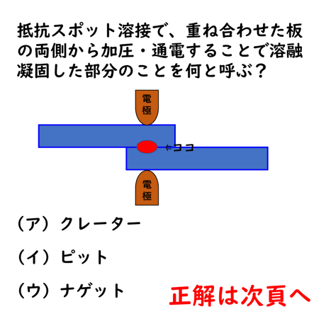 〔問36〕溶接クイズ