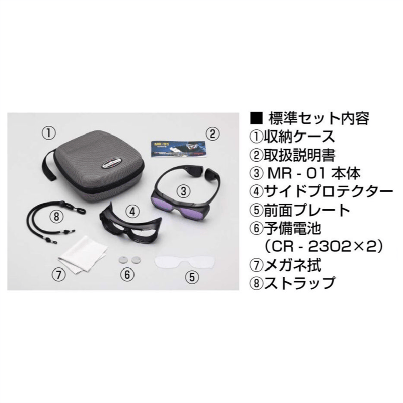 送料無料・5営業日以内に出荷】マイト工業 溶接遮光メガネ MR-01