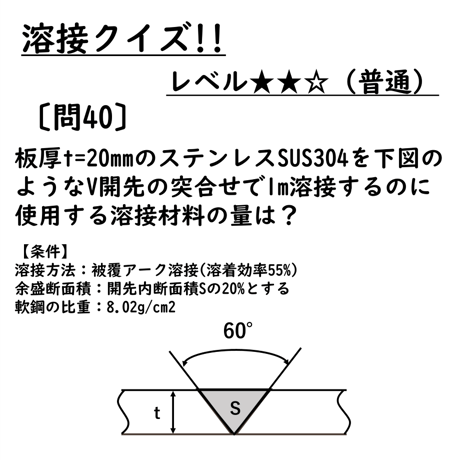 〔問40〕溶接クイズ