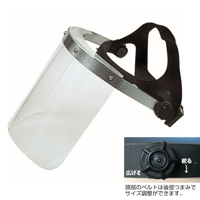 【5営業日以内に出荷】トラスコ中山 直かぶり型防災面 クリア BM-KC