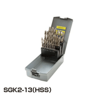 【5営業日以内に出荷】ビックツール 鉄工用月光ドリル 23本セット SGK2-13