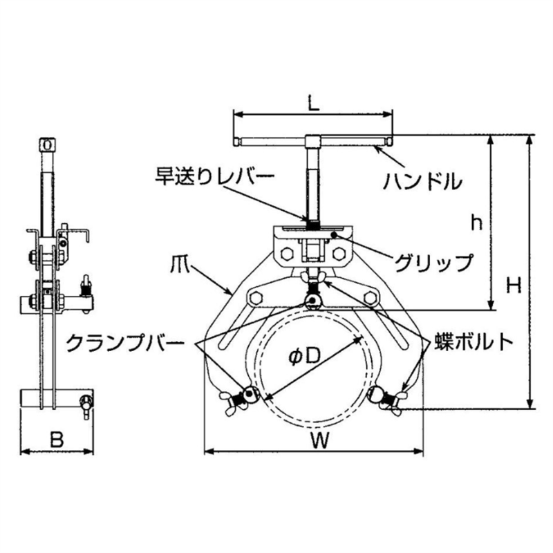 5営業日以内に出荷】スーパーツール パイプ溶接用外面クランプ WOC12