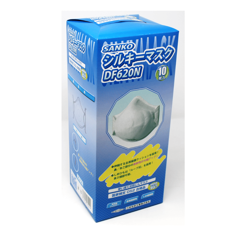 在庫品】三光化学 シルキーマスク(使い捨て)弁なし DF620N (20枚入) 1