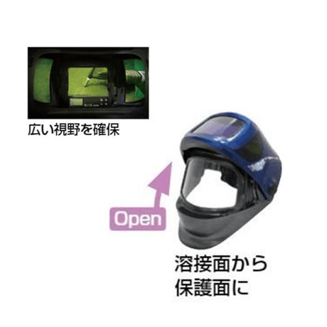 【送料無料・5営業日以内に出荷】育良精機 自動遮光面 ラビッドグラス ISK-RG6SW