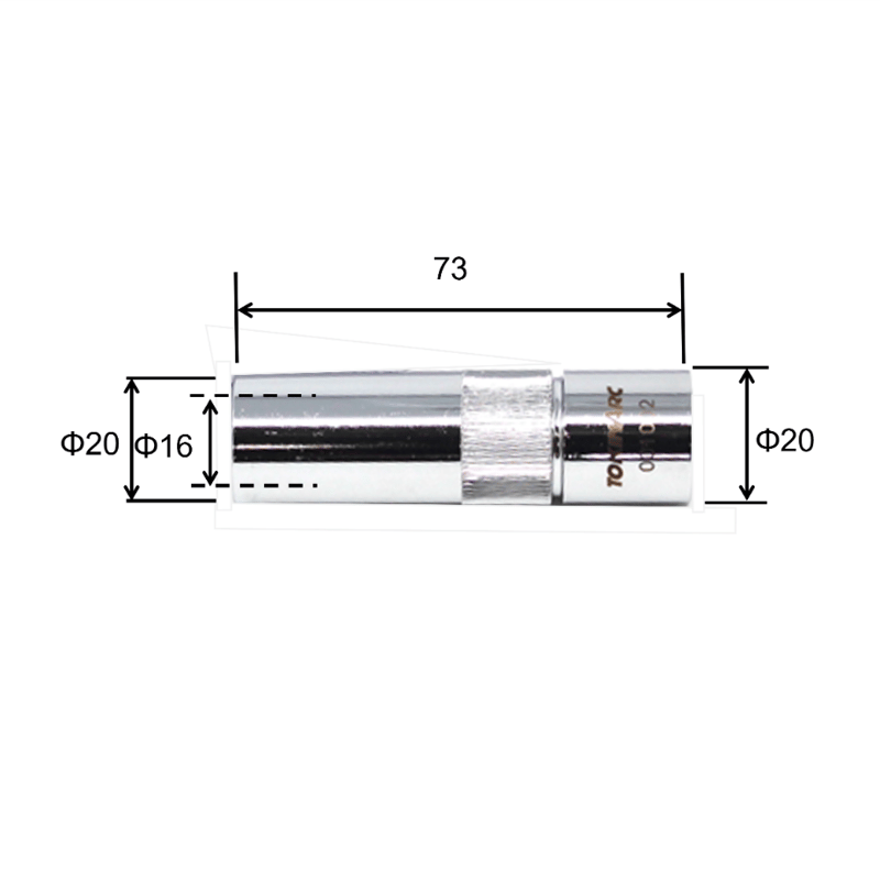 在庫品】トーキン CO2ノズル16(350A) 001002(10個入) | 溶接棒