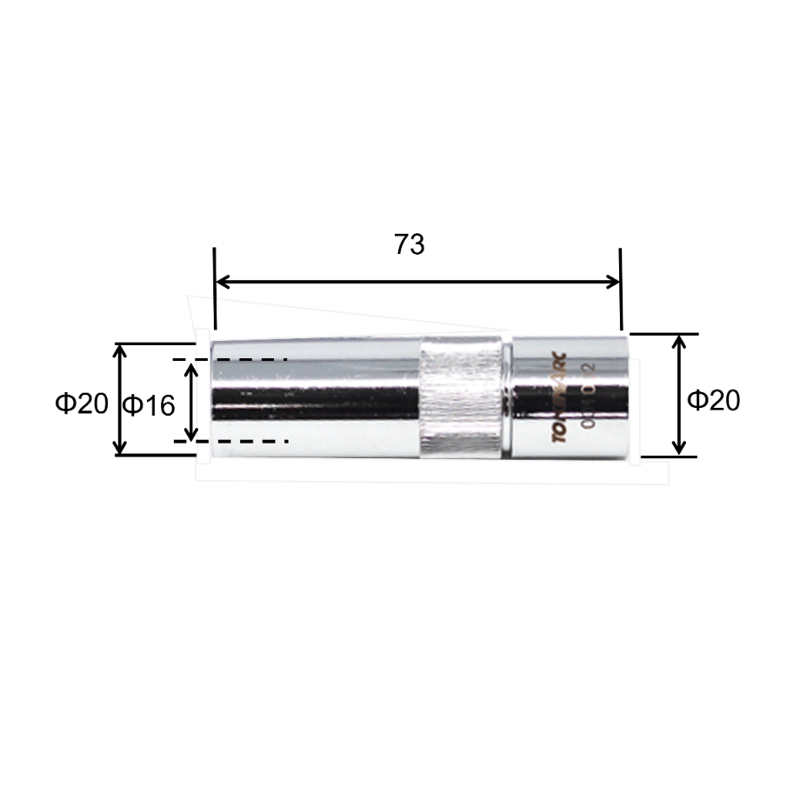 在庫品】トーキン CO2ノズル16（350A） 001002（10個入） | 溶接棒