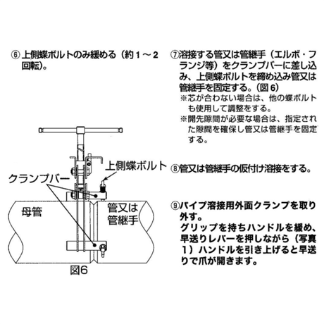 【5営業日以内に出荷】スーパーツール パイプ溶接用外面クランプ WOC12