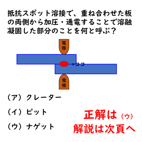 〔問36〕溶接クイズ
