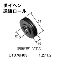 【5営業日以内に出荷】ダイヘン 送給ロール (1.2/1.2) U1376H03
