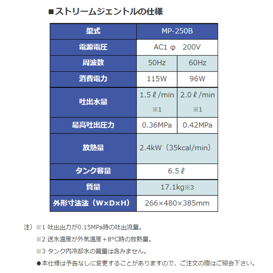 5営業日以内に出荷】マツモト機械 ストリームジェントル MP-250B 5営業日以内に出荷】マツモト機械 ストリームジェントル MP-250B