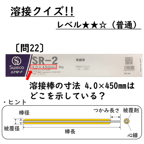 〔問22〕溶接クイズ