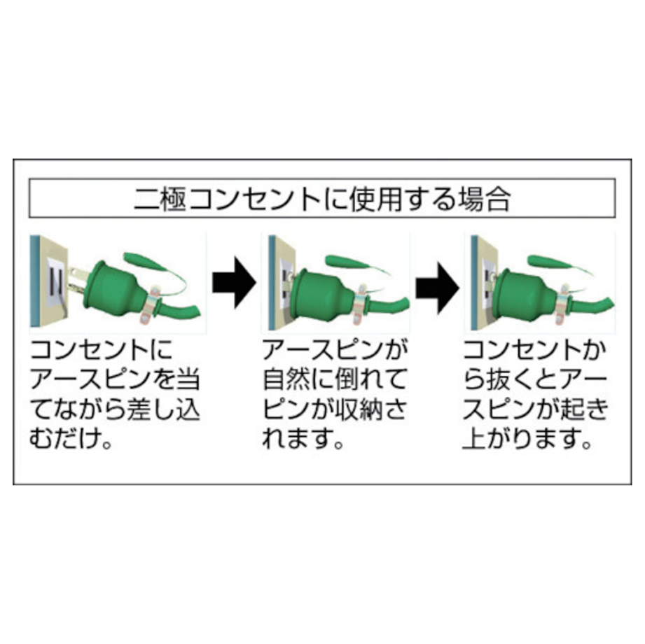 直送」日動 PP-05 ２芯３芯兼用プラグ ポッキンプラグ スケルトンPP05