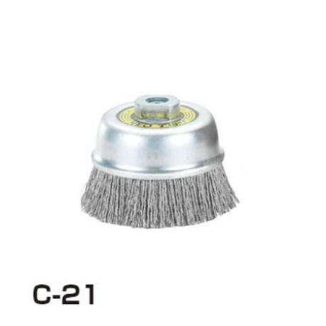 【5営業日以内に出荷】NSK 鳴門屋 ステンより線ネオカップブラシ 75X10 C-21