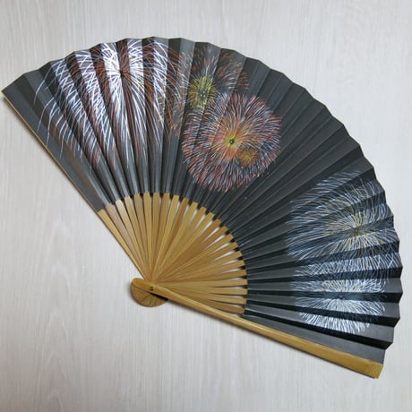 男女兼用京扇子・花火
