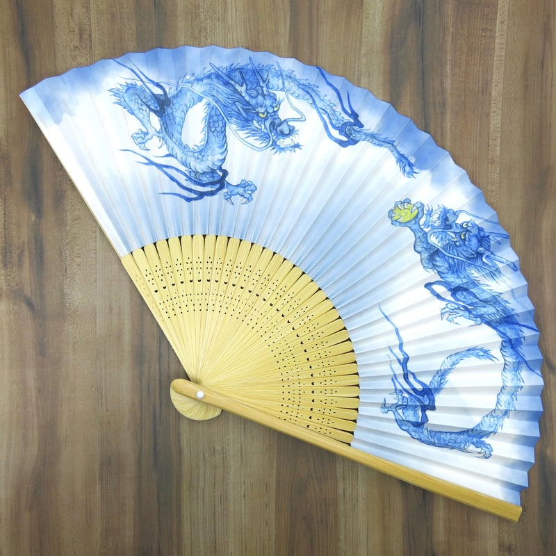 京都・伊藤常 男性用紙扇子【龍】 | CATARACT