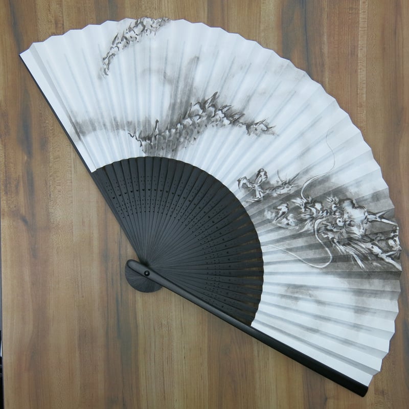 京都・伊藤常 男性用紙扇子【龍虎】 | CATARACT