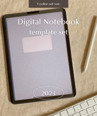[blu] Notebook Template Set